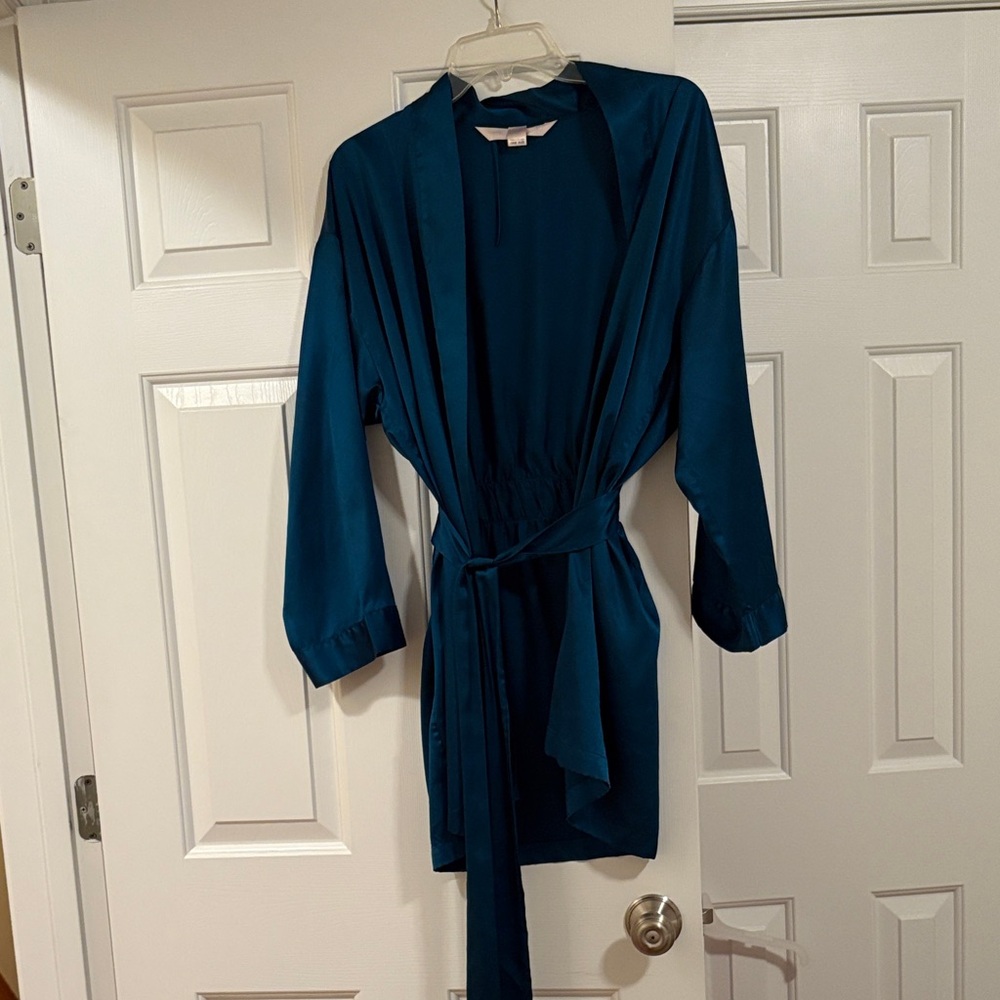 Victoria's Secret Deep Blue Robe